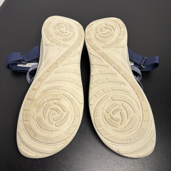 Merrell Womens District 4 Mendi Navy Blue Open Toe Sandals Shoes‎ Size 10 Beach - Picture 7 of 8